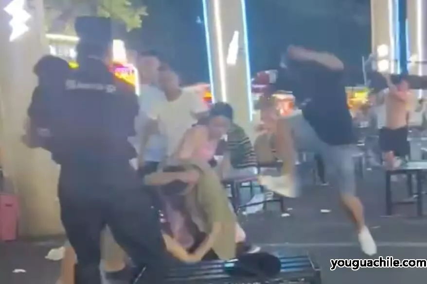 拍别人打架 结果自己成了主角